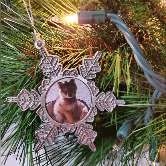Metal Snowflake Christmas Ornament Custom Made - Picture 3 of 11
